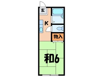 間取図 ハイツカシマ