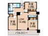 豊洲シエルタワー(22F) 3LDKの間取り