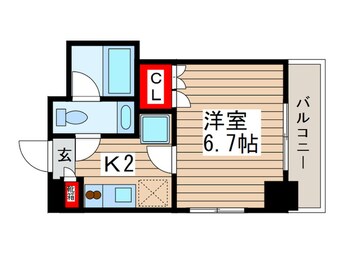 間取図 ＰＡＲＫＨＡＢＩＯ東向島