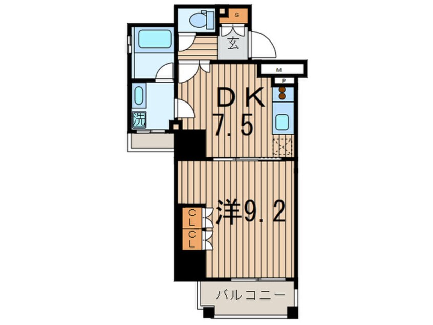 間取図 パ－クハビオ戸越