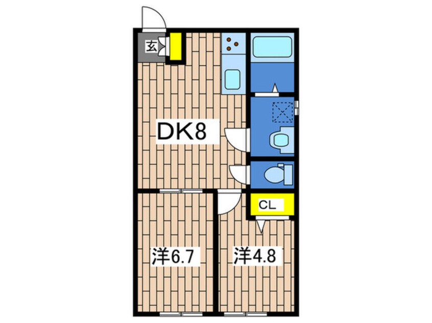 間取図 シュガーハイム