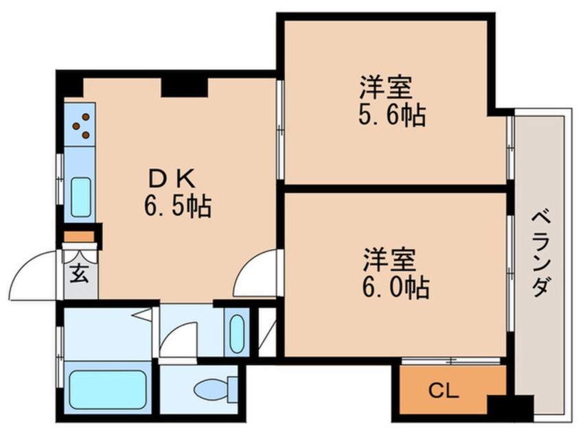 間取図 第２ルナマンション