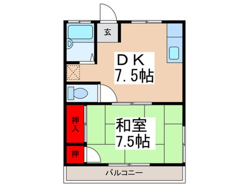 間取図 マルヨシコーポ