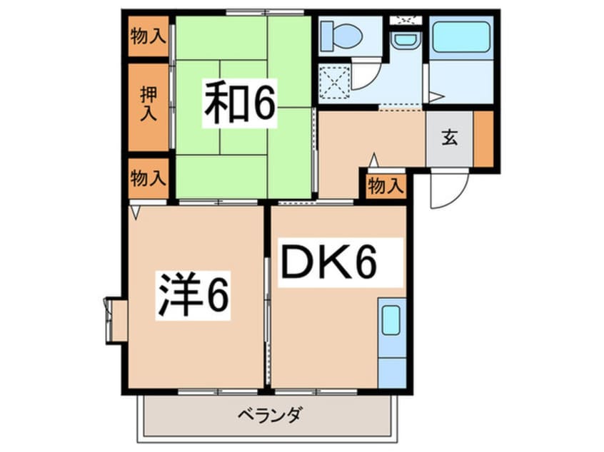 間取図 　パレス湘南Ⅰ