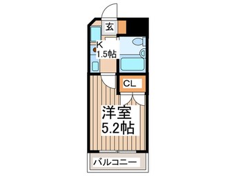 間取図 クレ－ル霧が丘