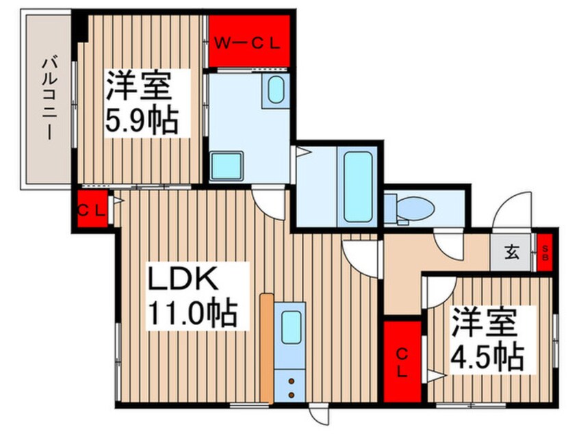 間取図 アヴァンティ天神