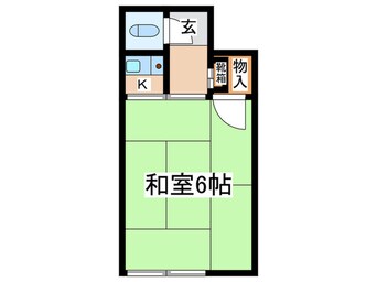 間取図 岩崎荘Ｂ棟