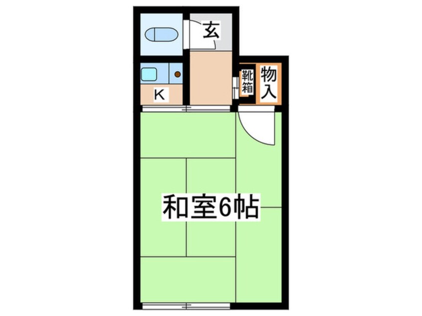 間取図 岩崎荘Ｂ棟