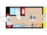 A.P.COURT稲田堤 1Rの間取り