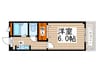 シャルマン草加駅前 1Kの間取り