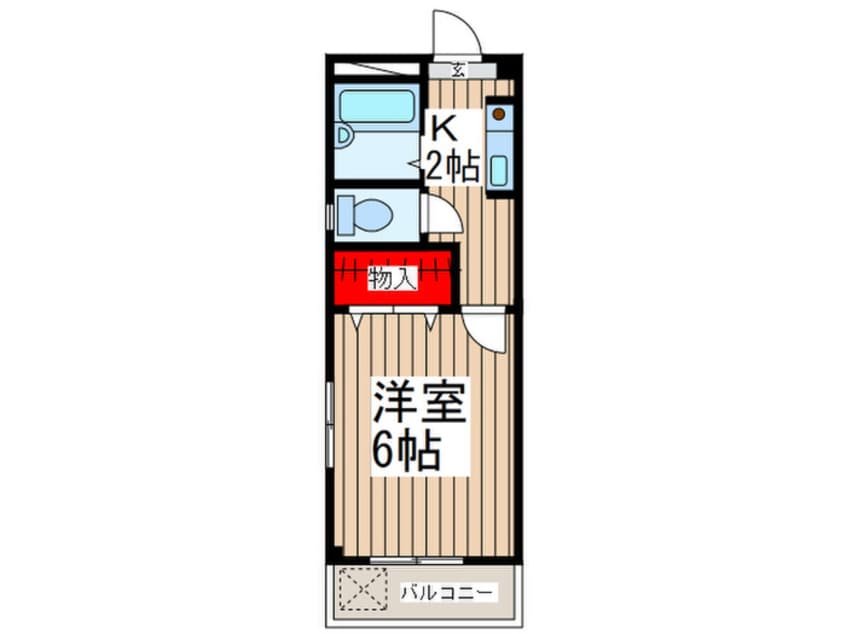 間取図 シャルマン草加駅前