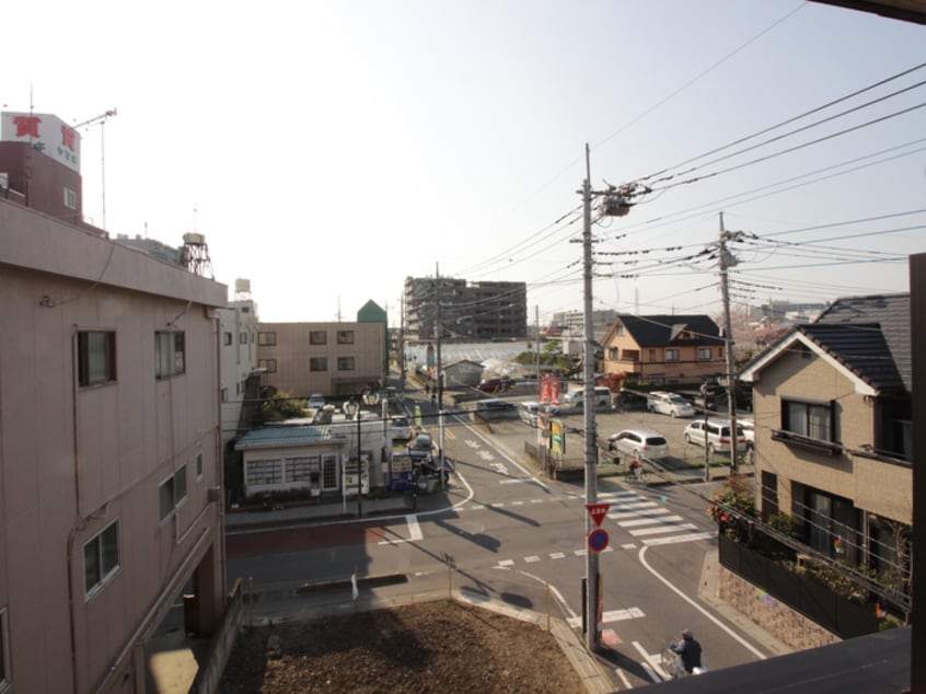 室内からの展望 シャルマン草加駅前