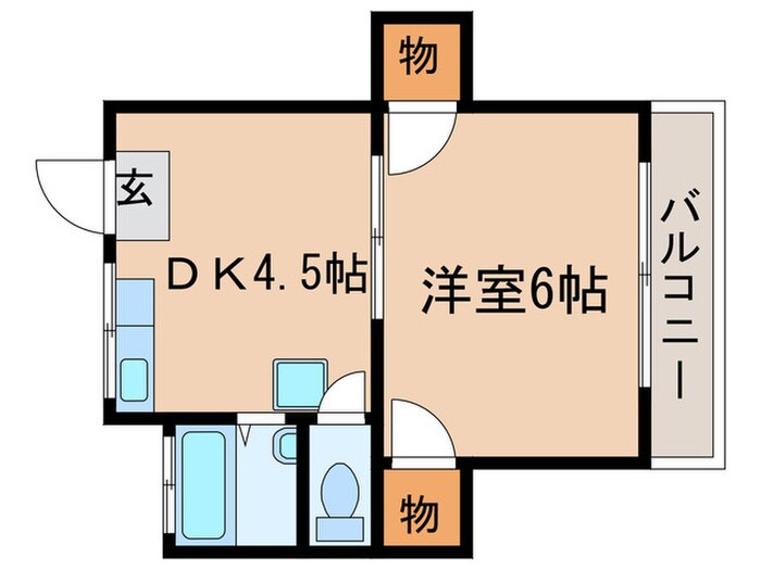間取り図 ひかりハイツ
