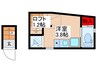 サークルハウス大島参番館 1Rの間取り