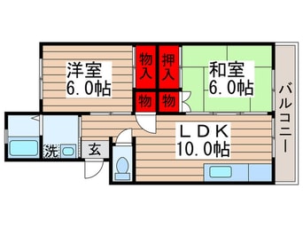 間取図 小松コーポⅠ