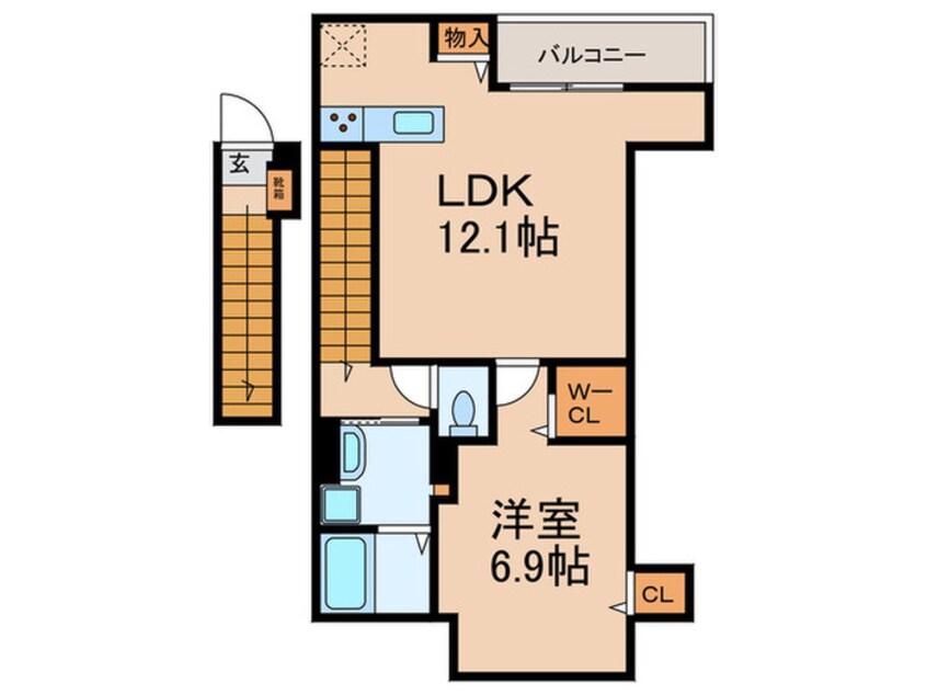 間取図 カルム小日向