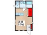 ハイツ佳苑 1Rの間取り