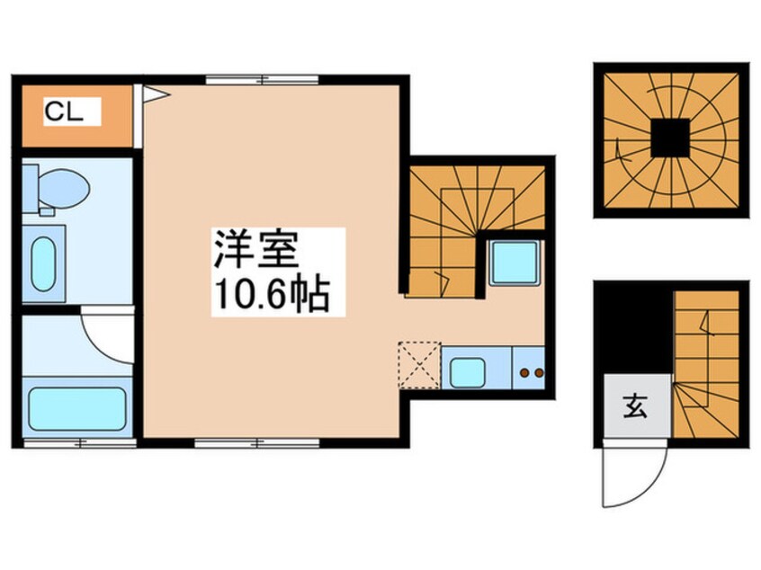 間取図 グランエッグス千歳烏山N