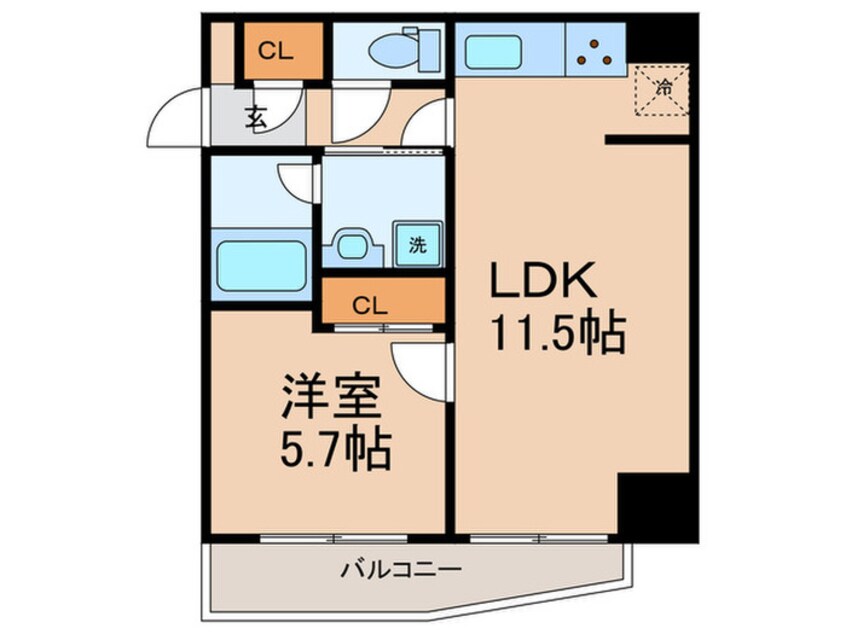 間取図 プライムブリス上野元浅草