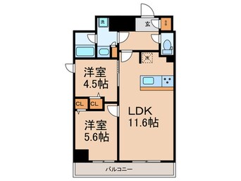 間取図 プライムブリス上野元浅草