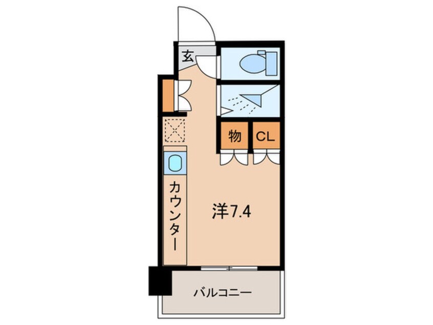 間取図 コムレジ赤羽（社会人棟）