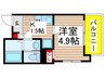 仮)ＭＥＬＤＩＡ新検見川Ⅲ 1Kの間取り