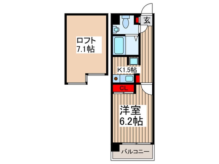 間取り図 CAVANA東駒形
