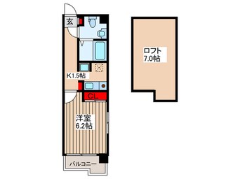 間取図 CAVANA東駒形