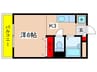 第２百合サロン 1Kの間取り