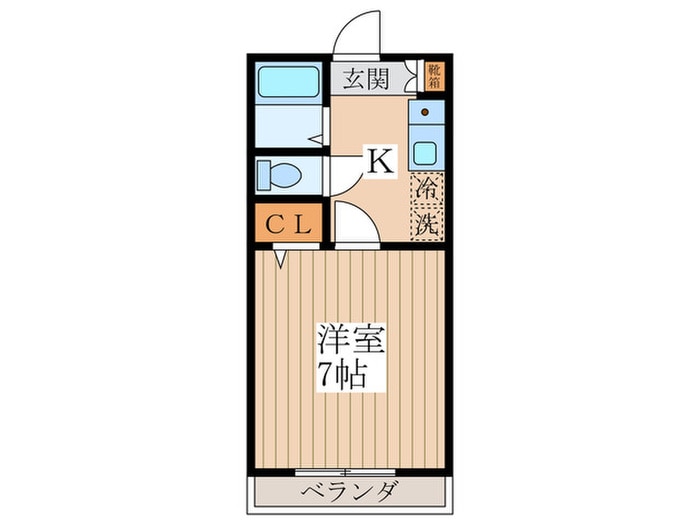間取り図 コーポグロリア