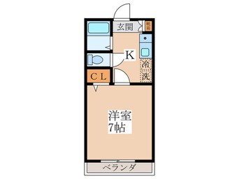 間取図 コーポグロリア