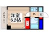 ジュビロ平井 1Kの間取り