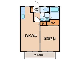 間取図 ハイネス粕谷