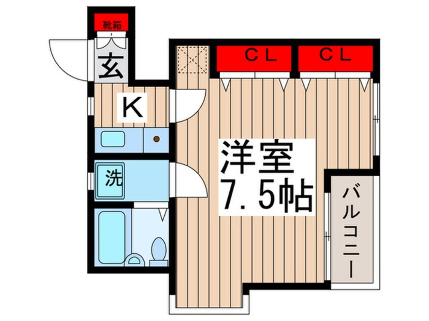 間取図 アルビオーレ南行徳