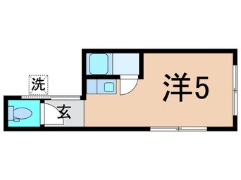 間取図 コ－ポ一の宮