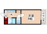 メゾンコバヤシ 1Kの間取り