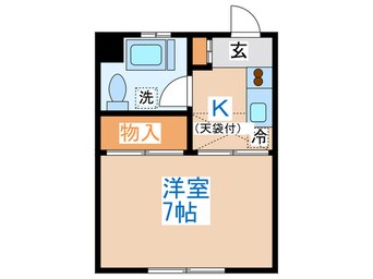 間取図 ロジュモン富貴