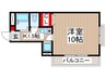 ＥＳＴＵＤＩＯ 1Kの間取り