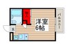 ダンディリオン松戸 1Rの間取り