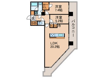 間取図 豊洲シエルタワー(25F)