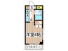 パレット３２ 1Kの間取り