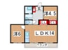 田口ビル 2LDKの間取り