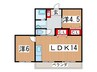 田口ビル 2LDKの間取り
