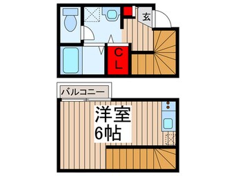 間取図 Ａｉｌｅ大宮日進