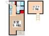 アスピオラスヴィラ 1Rの間取り