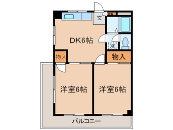 間取図 トリアノン　８７