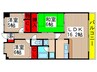 エクシ－ド八千代中央 3LDKの間取り