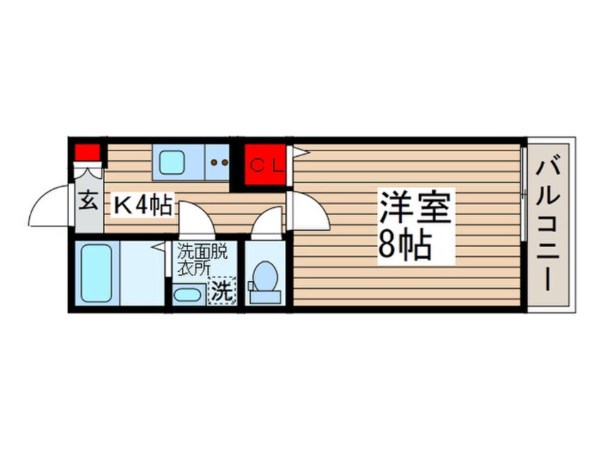 間取図 ラプラ－ジュⅡ