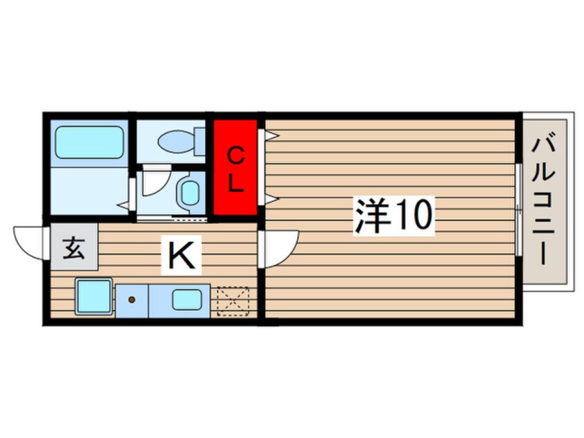 間取図 パインビレッジ