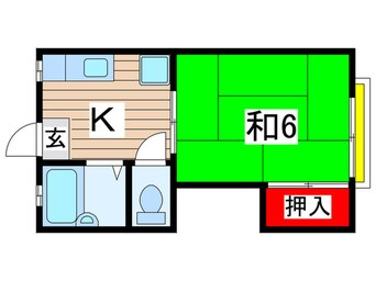 間取図 辰巳リバーストーン